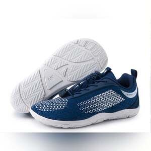 HF Cloud Barefoot Navy Blue & White Shoes Hike Footwear Sz 39 Unisex New
